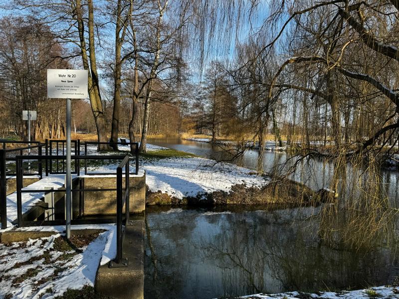 Ferienwohnung Nachtigall Burg - Winter im Spreewald